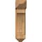 Ekena Millwork Imperial Arts and Crafts Rough Sawn Bracket w/ Offset Brace, Western Red Cedar, 8"W x 20"D x 32"H BKT0806X20X32IMP03RWR - alternate 2